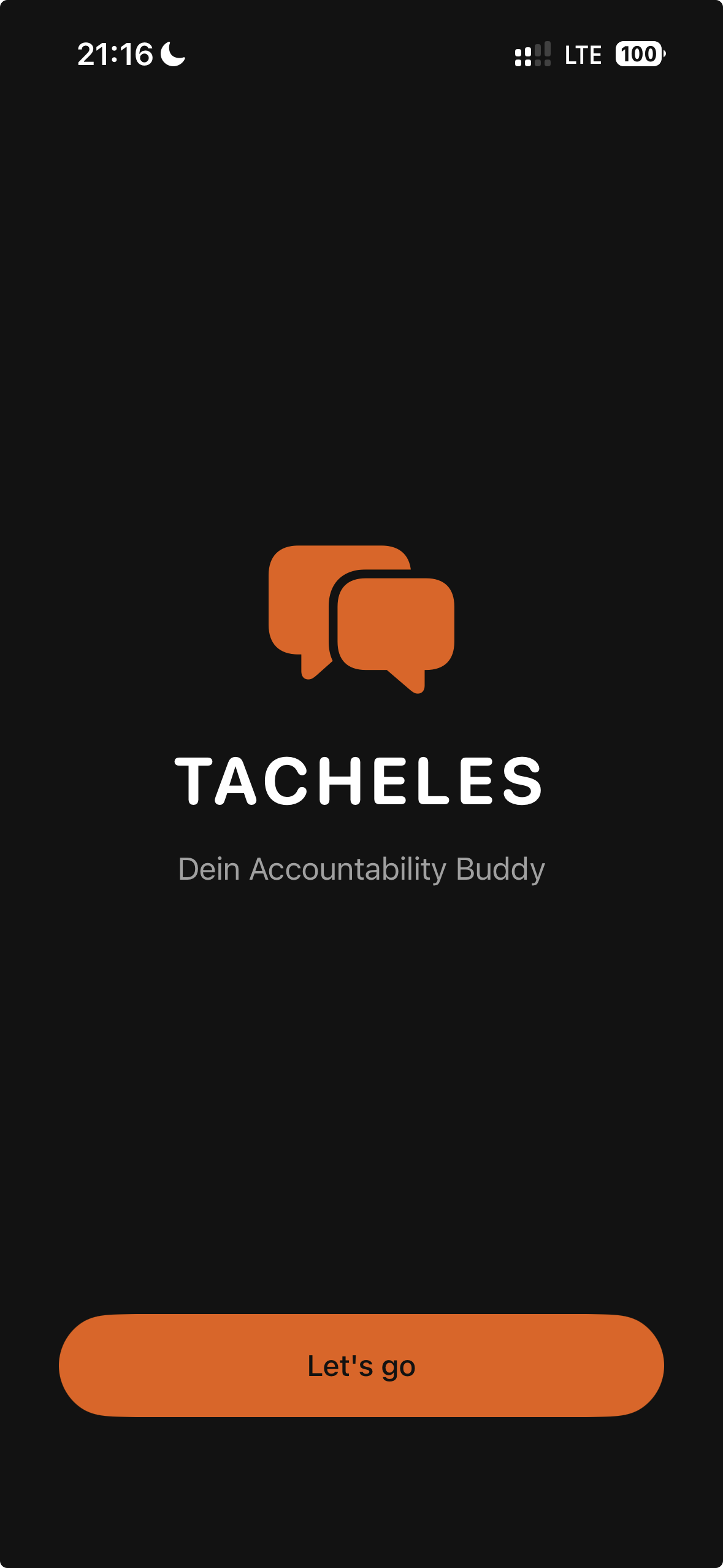 Tacheles App - Dashboard
